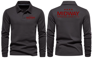 MIDWAY AIRPORT LONG SLEEVE POLO